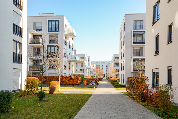 Complesso residenziale moderno amministrato da BGC